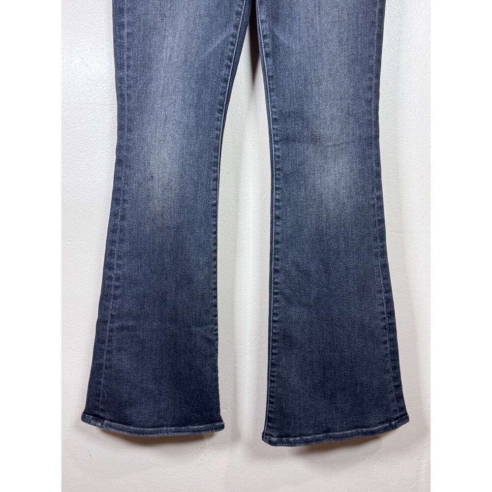 Mother The Weekender Flare Jeans Black Dark Gray Size 25 - Picture 5 of 16